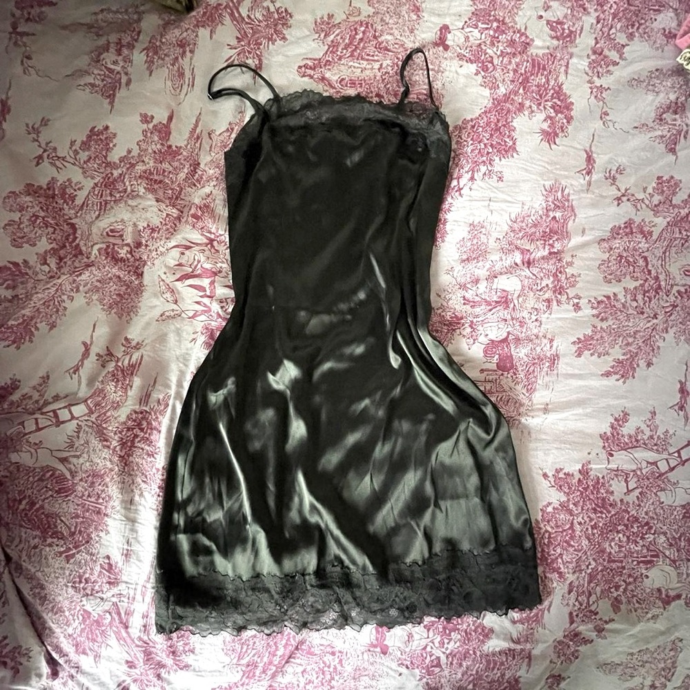 Silky Satin Slip Dress